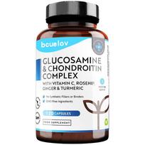 Bcuelov Gliukozamino ir chondroitino kompleksas, su Vit C, erškėtuogėmis, imbieru ir ciberžole, 120 kapsulių 120 Capsules black