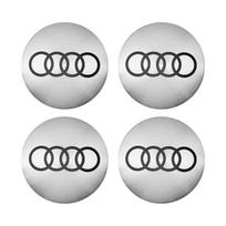 4Pcs 56mm Car Wheel Center Hub Cap Badge Logo Sticker For Audi A6 A3 A4 A5 A6 Q2L Q3 Q5 Q7 Q8 R8 S4 S8 S7 RS5 RS6 RS8 Accessory