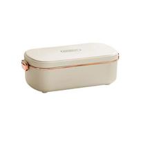 304 Stainless Steel Electric Heating Lunch Box - Portable and No Water Needed for Office Workers and Students Lunch Box Only geltona