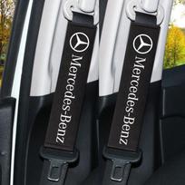 Automobilio saugos diržo apsaugos petukų pagalvėlės galvos atramos kaklo pagalvėlė Mercedes Benz AMGW204 W205 W212 W213 W221 W177 W246 GLA GLC AMG black