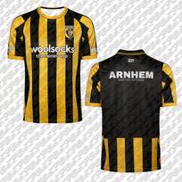 2026/27 Unisex pralaidus orui futbolo marškinėlis Sportinis greitai džiūstantis viršutinis drabužis Suaugusiems Namų futbolo rungtynės V-Vitesse Karštas 5XL yellow