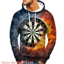 Smiginio Lentos Dizaino Madingi 3D Spausdinti Džemperiai Žaidimas Harajuku Hip Hop Džemperis Kasdienis Puloveris 5XL black