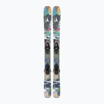 Vaikiškos kalnų slidės + apkaustai Atomic Bent Jr 110-130 + C5 GW multicolor