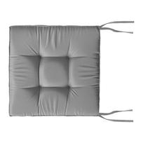 Reinforced Tatami Mat Cushion 45cm x45cm Polyester Material Ergonomic Support for Floor Seating Indoor Outdoor Decor tamsiai pilka spalva
