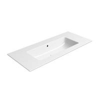 Praustuvas GSI PURA su EXTRAGLAZE® danga 102x46cm be skylės maišytuvui