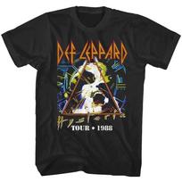 Def Leppard Hysteria Tour 88 Men's T Shirt L brown