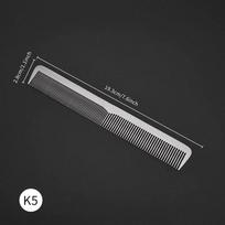 Barber Professional Stainless Steel Silver Hairdressing Comb Anti-static Men Haircut Clipper Ultra-thin Comb Salon Styling Tool gray