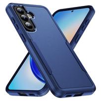 Precise Cutouts Armor Case for Samsung Galaxy A57 5G S26 Ultra A17 A37 A56 A55 A54 A16 A15 A14 A36 A35 S24 FE S25 S26 Plus Galaxy A36 5G tamsiai mėlyna spalva