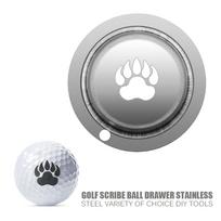 Stainless Steel Golf Ball Line Marker Stencil Cute Pattern Alphabet Marker Pen Outdoor Golf Putting Positioning Aids Accessories white