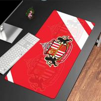 Sunderland poilsio pelės kilimėlis, guminis pagrindas, esporto stalo kilimėlis, pelės kilimėlis žaidėjams ir biuro reikmėms, žaidimų stalas, lengvai valomas kilimėlis 30cmx60cm（11.8x23.6inch）