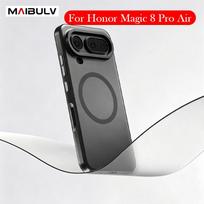 Matte Case For Honor Magic 8 Pro Air Wireless Charging Back Cover Case for HONOR MAGIC 8 PRO AIR 1PC&ForMagic 8 Pro Air juoda
