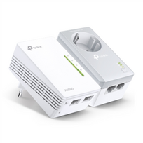 TP-LINK | AV600 Powerline Wi-Fi Kit | TL-WPA4226 KIT | 10/100Mbit/s | Ethernet LAN (RJ-45) ports 4 | 802.11n | Wi-Fi data rate (max) 300Mbit/s | Data transfer rate (max) 600Mbit/s | Extra socket