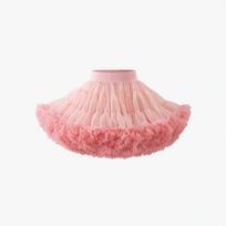 Moteriškas Gabon Performance Tutu Sijonas - Platus Juosmens Tinklelio Pusiau Sijonas Suaugusiems Medium beige