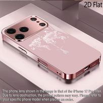 map compass 2DFlat For iPhone17 18 16 15 14 13 12 11 Pro Max XS XR 8 7Plus Phone Cover Shockproof Protective Back Cover iPhone 7 gray