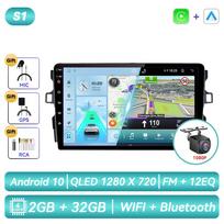 Skirta Toyota Auris E150 2006 - 2012 Android automobilio radijas multimedia vaizdo grotuvas navigacija GPS Carplay lietimui jautrus ekranas automatinis stereo intelektualios sistemos 4CORE 2G 32G CAM