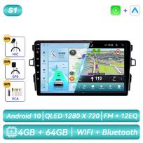 Skirta Toyota Auris E150 2006 - 2012 Android automobilio radijas multimedia vaizdo grotuvas navigacija GPS Carplay lietimui jautrus ekranas automatinis stereo intelektualios sistemos 4CORE 4G 64G gray