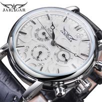 „Jaragar“ mechaninis laikrodis Vyriškas laisvalaikio madingas automatinis mechaninis laikrodis white