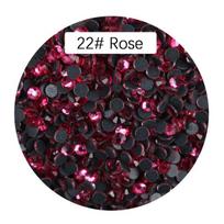 Dmc Hotfix Kalnų krištolas Ss6 Ss10 Ss16 Ss20 Crystal Glass Blitter Stone su plokščio galo kalnų krištoliniu motyvu drabužių suknelėms 2mm(SS6)-1440pcs