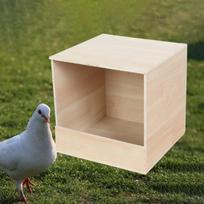 Paprastųjų paukščių lizdų dėžutė Paukščių veisimo paukščių namelis lizdas Kanarų meilės paukščių kikiliui Small white