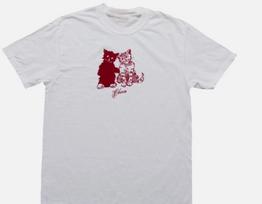 Clairo Žavingas Katės Draugų T-shirt S gray