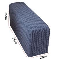 Sofa porankių užvalkalai Elastingi porankių užvalkalai kėdėms ir sofai Plaunami fotelio užvalkalai Langelių rašto porankiai Kėdžių užvalkalai gray