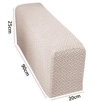 Sofa porankių užvalkalai Elastingi porankių užvalkalai kėdėms ir sofai Plaunami fotelio užvalkalai Langelių rašto porankiai Kėdžių užvalkalai white