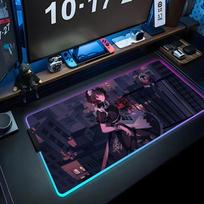 zenless zone zero Mouse Pad RGB Gaming Mousepad Big LED Pad PC Desk Mat Luminous Mouse Pad Large Keyboard Mats Table Rug With RGB700x300x3mm