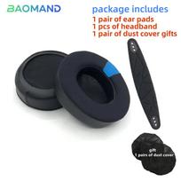 1 rinkinys Pakaitiniai ausų pagalvėlės ir lankelis Arctis Nova Pro Wired Nova 1/1X/1P/3/5/7/7X/7P ausinėms, atminties putų ausies pamušalo dangtelis black