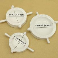 3pcs 7cm/8cm/10cm Manual Dumpling Maker Plastic Mold Set Quick Dumpling Making Tool Kitchen Household Tools Dumpling Clip TMZ beige