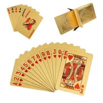 55Pcs  Plastic High Quality Poker Cards Latest Gold Silver Dollar Euro Golden Rose Magic Waterproof Playing Cards Game 5.7 X 8.7Cm beige