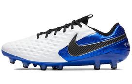 Nike Tiempo Legend 8 Elite AG Pro Low Top Soccer Shoes White/Blue BQ2696-104 40.5 black