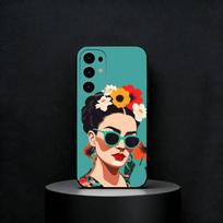F-Frida-s K-Kahlo-g Meninis telefono dėklas Samsung S25, S24, S23, S22, S21, S20, Ultra, Plus, FE Juodas minkštas dėklas Samsung S25Plus