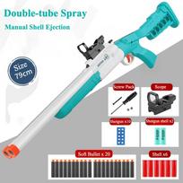 Toy Gun Models Foam Blasters Soft Bullet Sgun Empty Shell Ejecting Design Perfect for Children Indoor and Outdoor Play gray