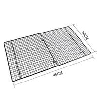 Stainless Steel Nonstick Cooling Rack Fits Baking Pan Heavy Duty Oven Safe forRoasting Cooking Grilling kitchen items cake stand gray