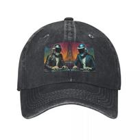 Daft Punk Style  Baseball Cap Fashion Beach summer hat Rave Designer Unisex Womens gray
