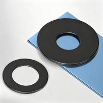 Metric Thin Shim Washers SUS304 A2 Stainless Steel Black Zinc Plated Flat Gasket Meson M1.6 M2 M3 M5 M6 M8 M10 M12 M14 M16 M6x16x2 x10pcs