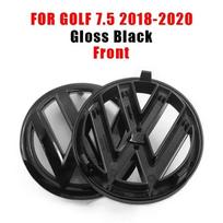 VW Golf 7.5 Car Front Bonnet Grill Rear Trunk Emblem Logo Cover Replacement Badge Accessorie For Volkswagen MK7.5 2018 2019 2020 For Golf 7.5 black