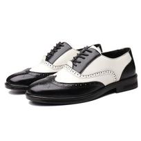 Men Spring Autumn Business Casual Brogues Trendy All Match Youthful Large Sizes Available Oxfords Comfortable Leather Shoes 45