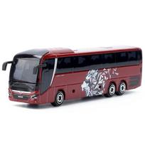 Majorette 1/110 MAN Commuter BUS Tour BUS Alloy Car Diecasts & Toy Vehicles Car Model Miniature Scale Model Car For Children raudona