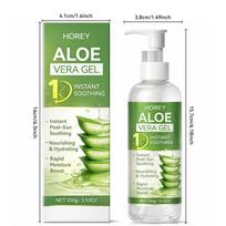 Aloe Vera Gel Instant Soothing After-Sun Moisturizing Hydrating For Face & Body Refreshing Hydrates Dry Skin with Aloe Water green