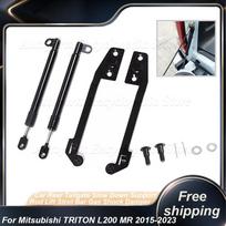 For Mitsubishi TRITON L200 MR 2015-2023 A Pair Car Rear Tailgate Slow Down Support Rod Lift Strut Bar Gas Shock Damper black