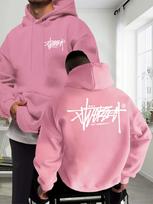 Šis naujas vyriškas sportinis džemperis yra šiltas ir patogus, puikiai tinka rudeniui ir žiemai, ir turi stilingą spausdintą dizainą. XL pink
