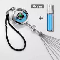 For Skoda Octavia Kodiaq Fabia Superb Karoq Yeti Rapid Mk3 A4 Car Pendant Perfume Bottle air freshener Interior Accessories gray