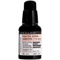 Derma Factory Niacin Alpha-Arbutin 17% Serum Brightening Tone Refining 30ml Korean Skincare Facial Care black