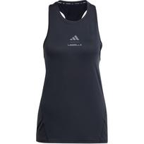 adidas Moteriškas Les Mills Grafinis Topas Juodas Moterims Streetwear IX7982 L black