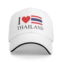 Aš Myliu Tailandą Beisbolo Kepuraitės Snapback Beisbolo Kepurės Kvėpuojančios Atsitiktinės Casquette Lauko Vyrams Ir Moterims One Size red