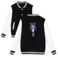 Fashion Astro Bot Baseball Jacket Men Women Jackets Streetwear Kids Boys Girls Loose College Coats XXL pilka