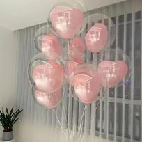 Clear Bobo Balloon Set: 18 , 24 , 36  for Festival & Party Decorations