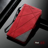 Leather Business Flip Cover for Samsung Galaxy A05S A15 A35 A55 A52 S A23 A72 32 A03S A25 72 52 53 73 A 55 22 A52S Luxury Case Galaxy A23(4G)(5G)&Case & Strap raudona