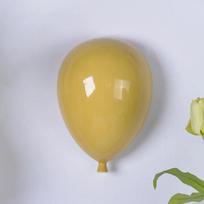 Wall Hanging Ceramic Balloon Art Children's Room Decoration Creative Pendant Sculpture for Home Decor Accessories Kid Gifts geltona